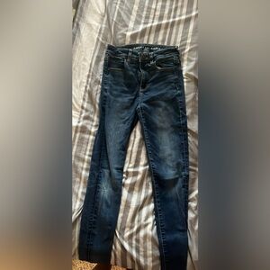 American Eagle Outfitters Dark Blue Jeggings